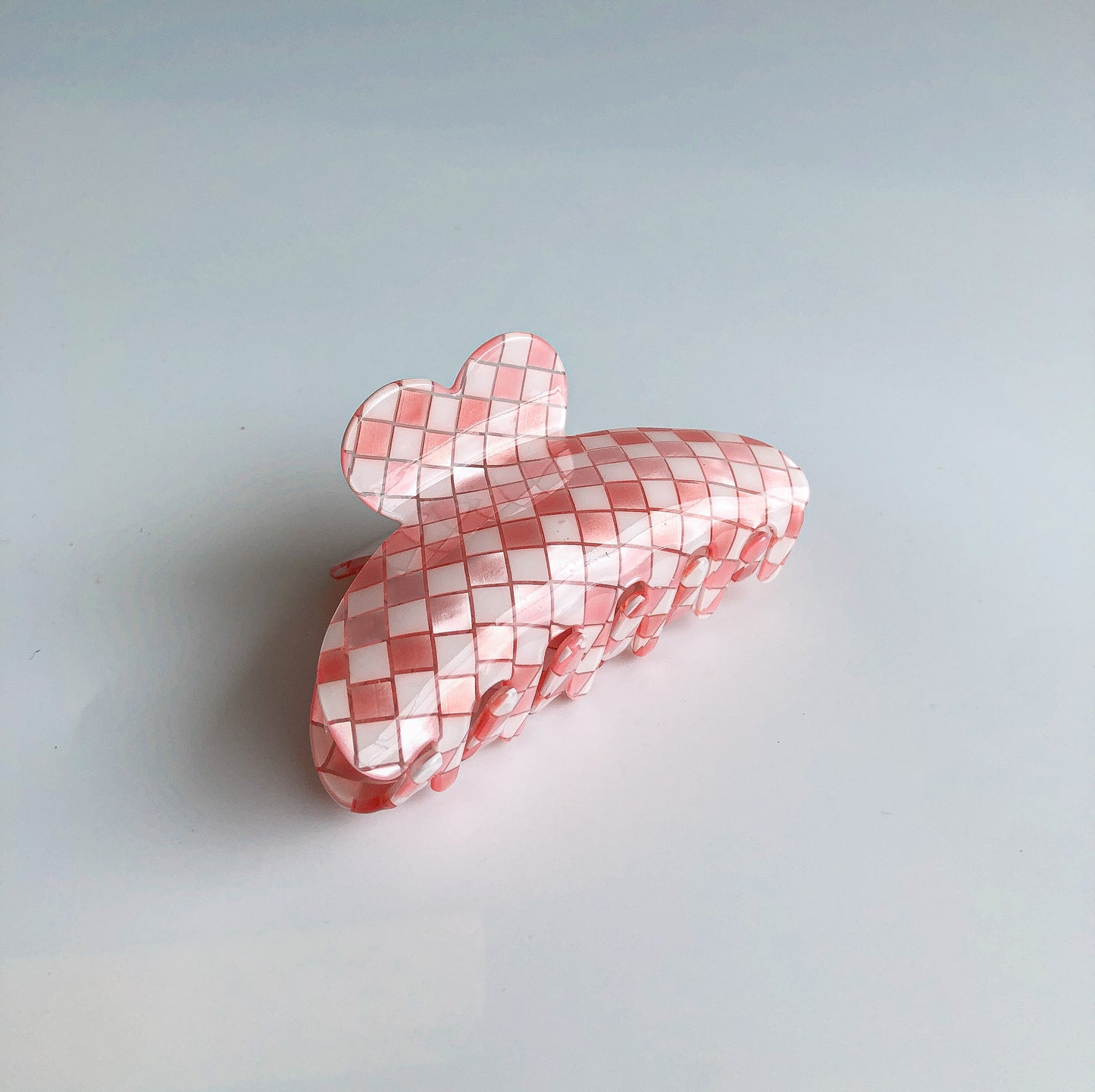 Strawberry Checkered Hair Claw by Veronique