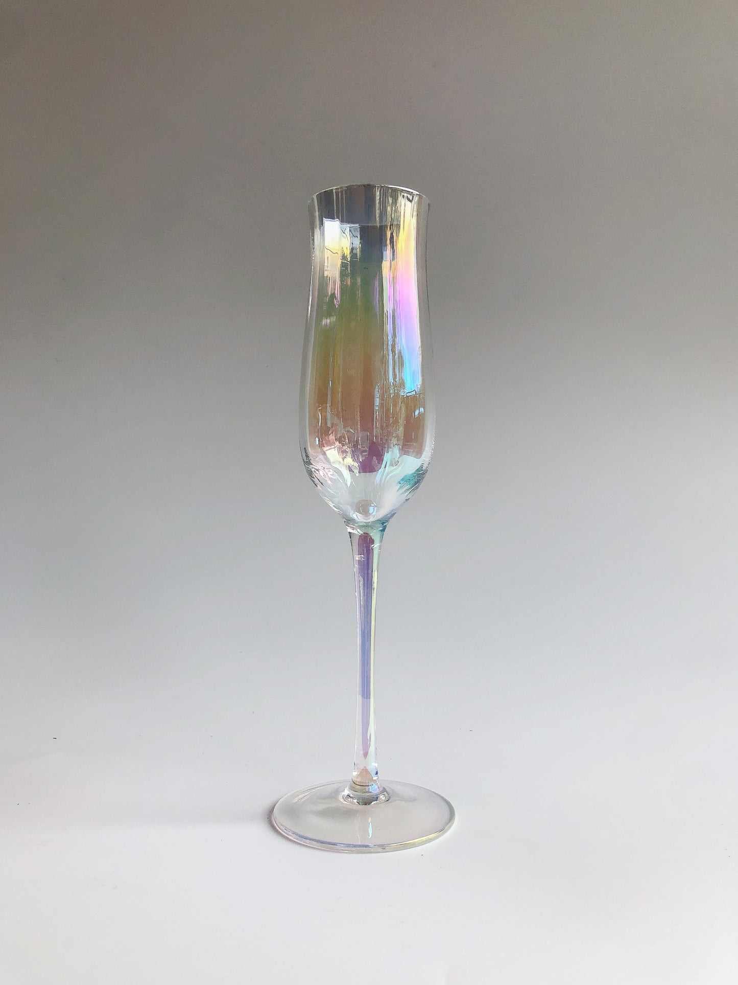 Iridescent Ripple Champagne Flute by PROSE Tabletop