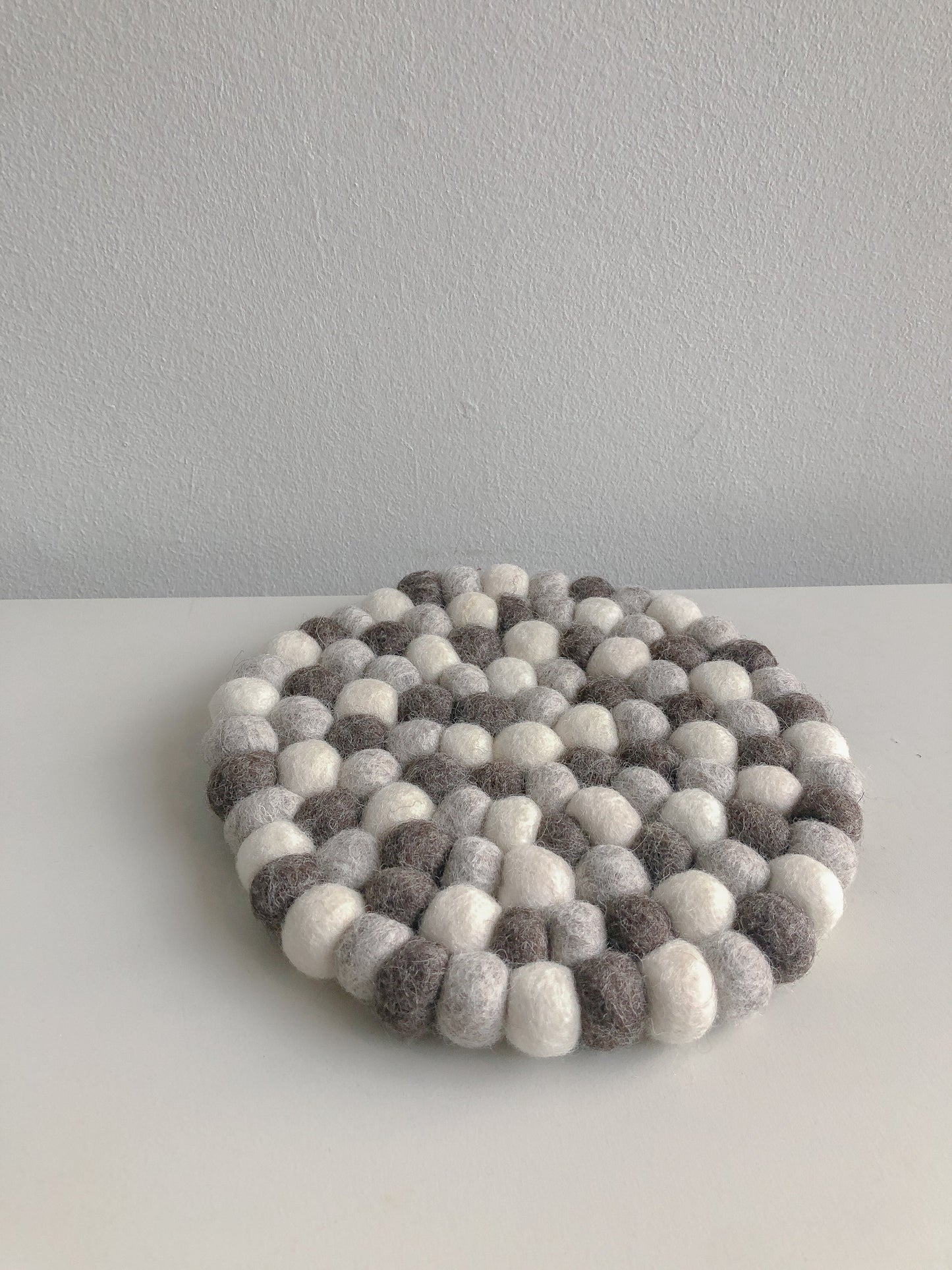 Monochrome Woolen Trivet by PROSE Tabletop