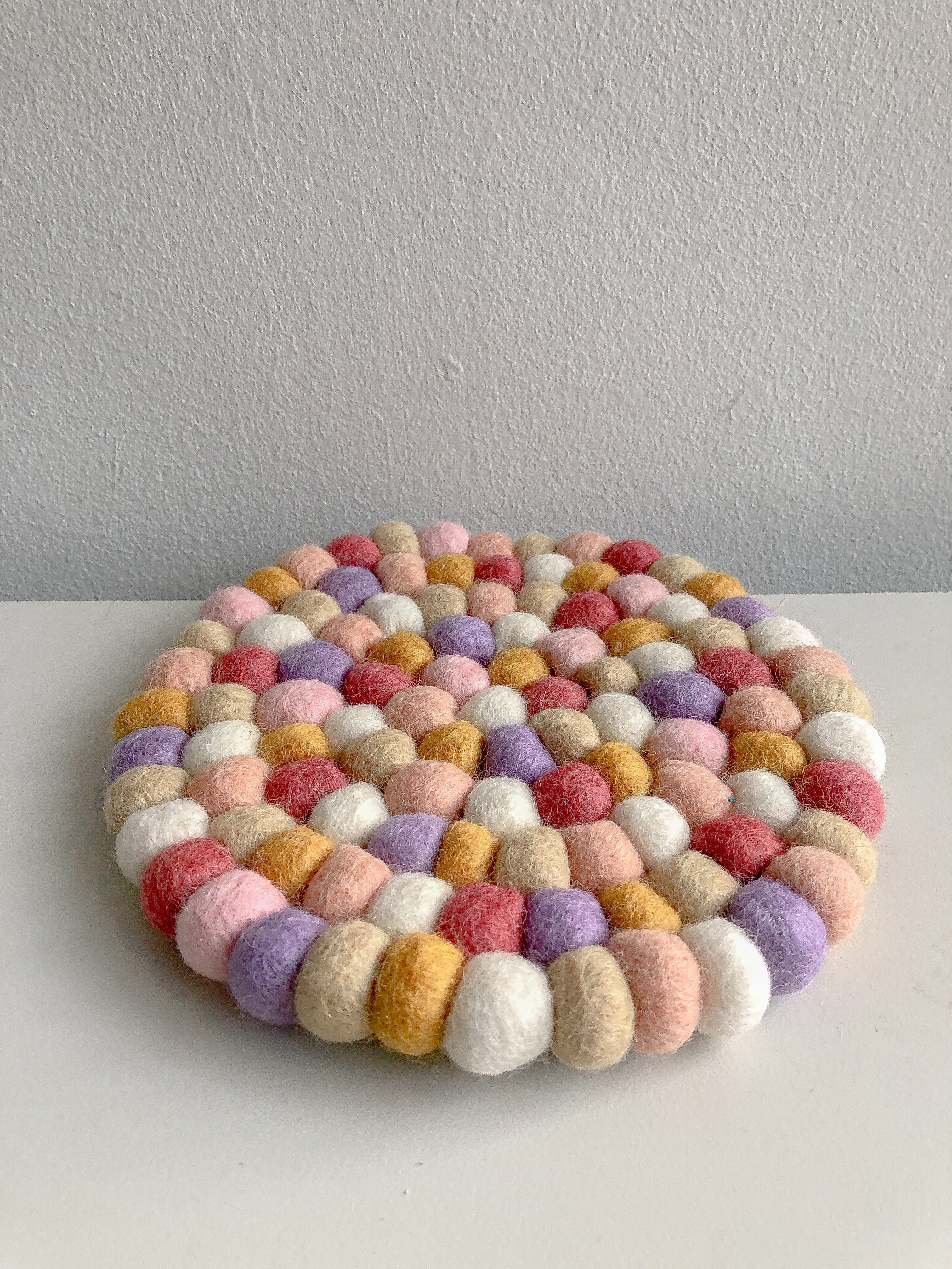 Monochrome Woolen Trivet by PROSE Tabletop