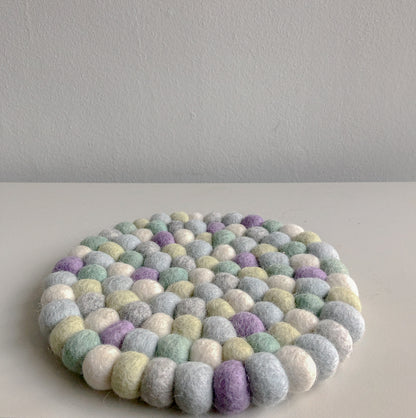 Sea Mist Woolen Trivet by PROSE Tabletop