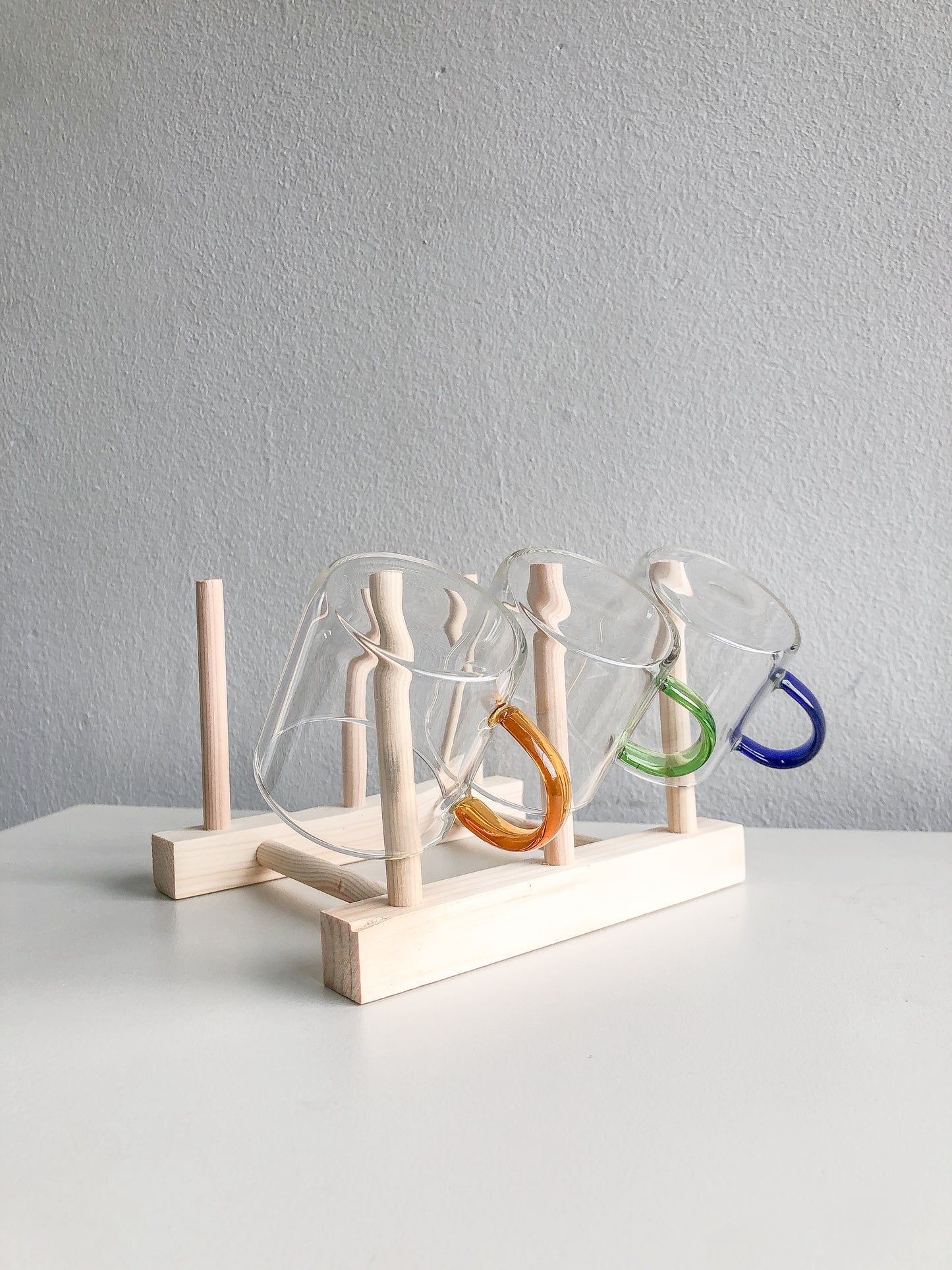 Accent Macchiato Glass in Blue by PROSE Tabletop