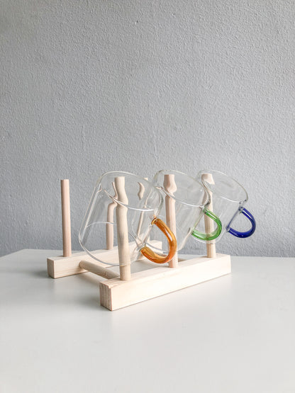 Accent Macchiato Glass in Blue by PROSE Tabletop