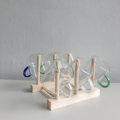 Accent Macchiato Glass in Blue by PROSE Tabletop