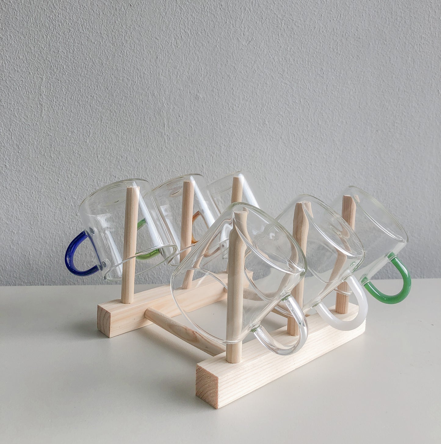 Accent Macchiato Glass in Blue by PROSE Tabletop