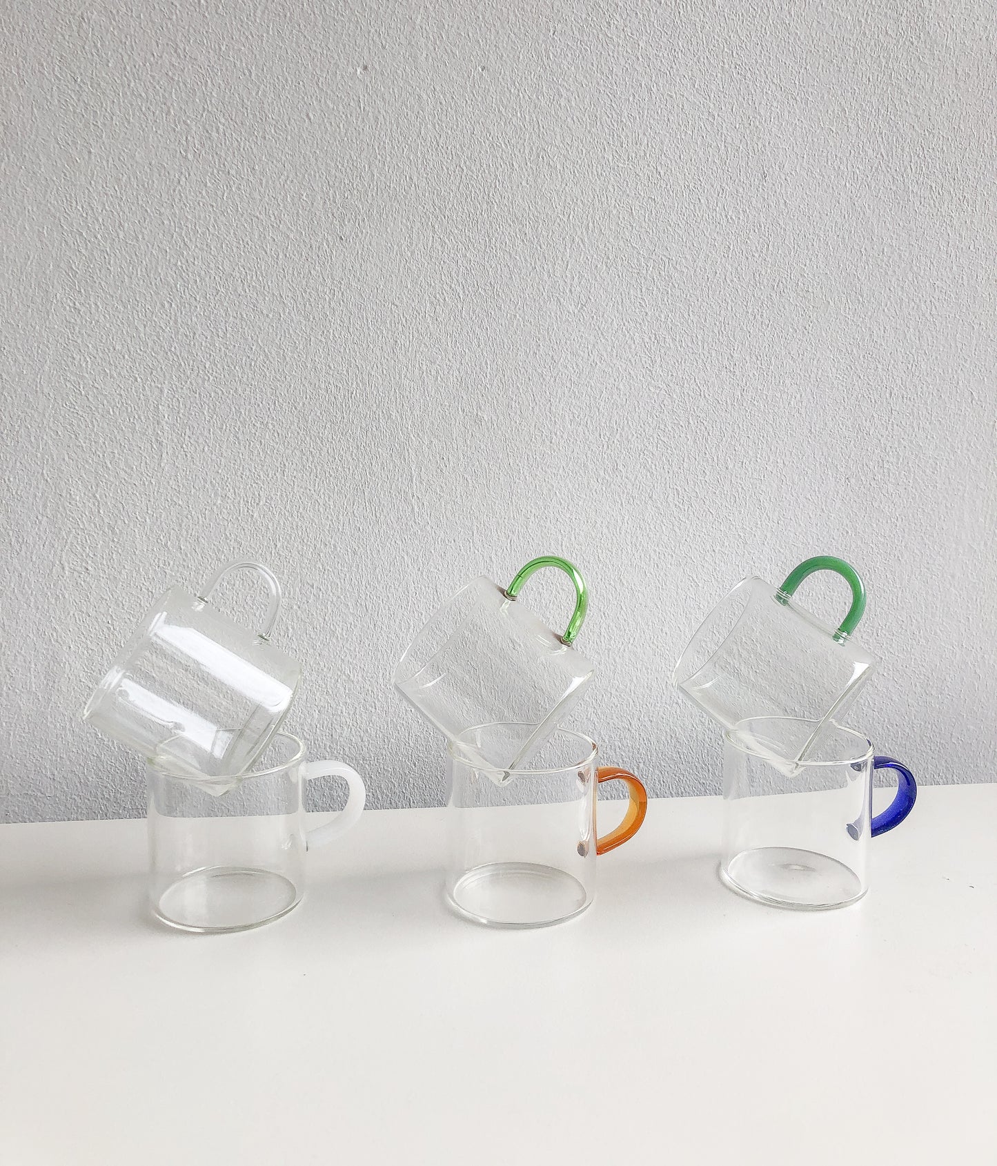 Accent Macchiato Glass in Blue by PROSE Tabletop