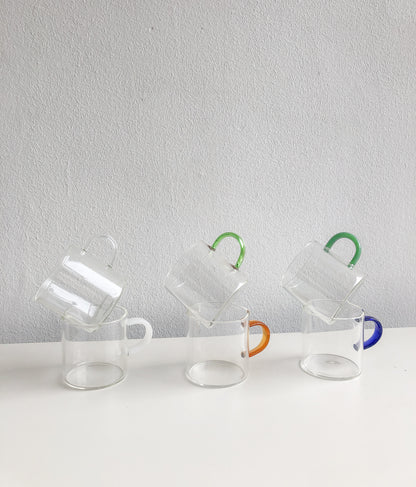 Accent Macchiato Glass in Blue by PROSE Tabletop