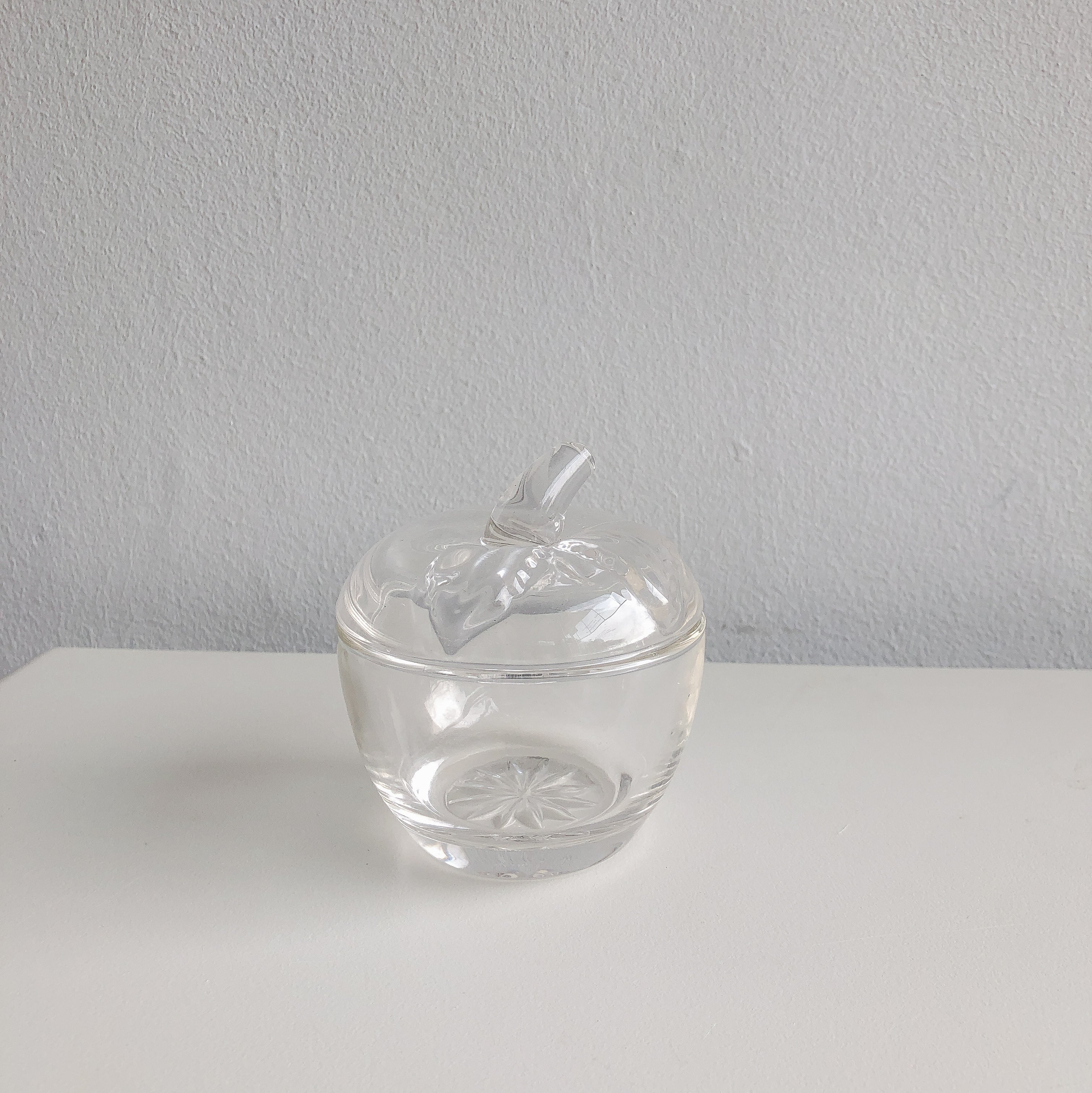 Clear Apple Trinket Bowl by PROSE Décor