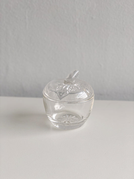 Clear Apple Trinket Bowl by PROSE Décor