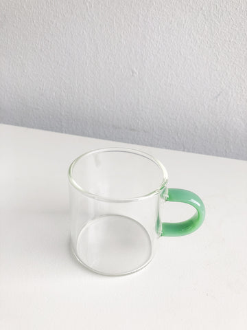 Accent Macchiato Glass in Jadeite by PROSE Tabletop