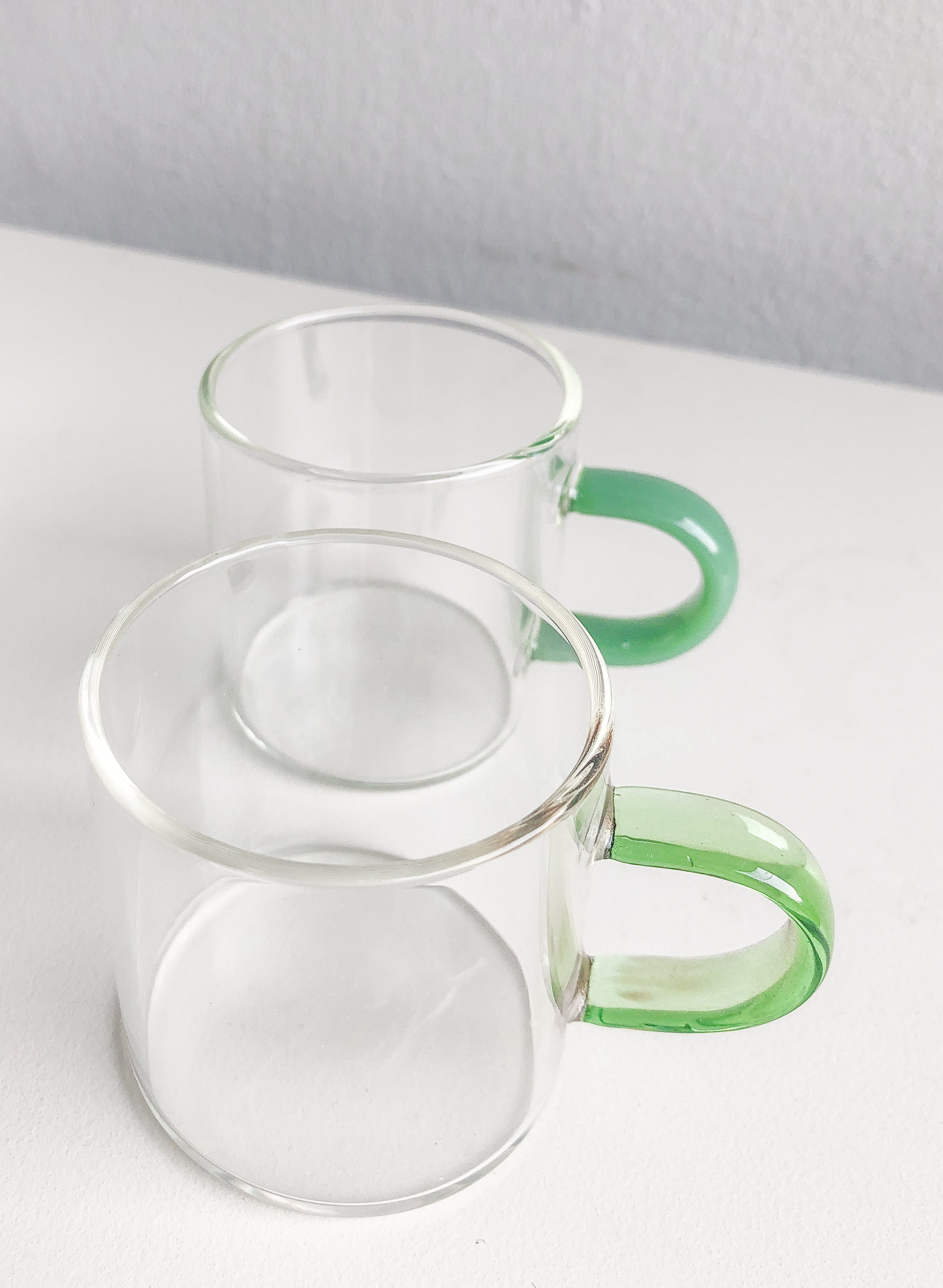 Accent Macchiato Glass in Jadeite by PROSE Tabletop