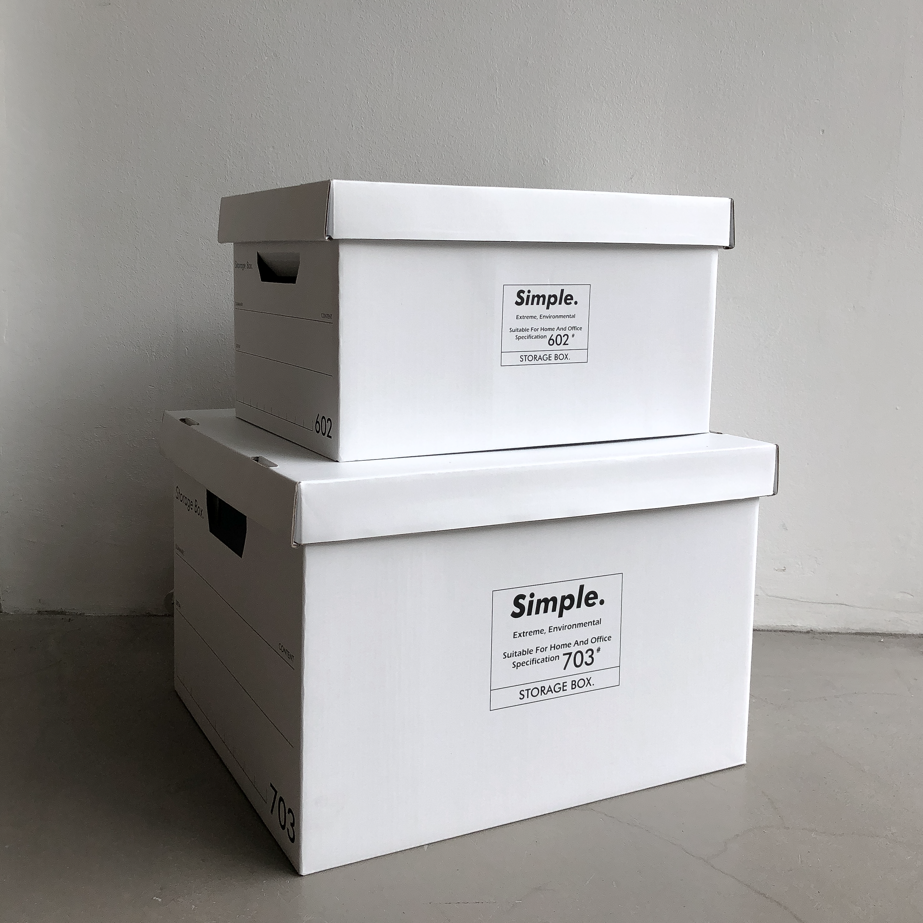 File Storage Boxes with Lid by PROSE Décor