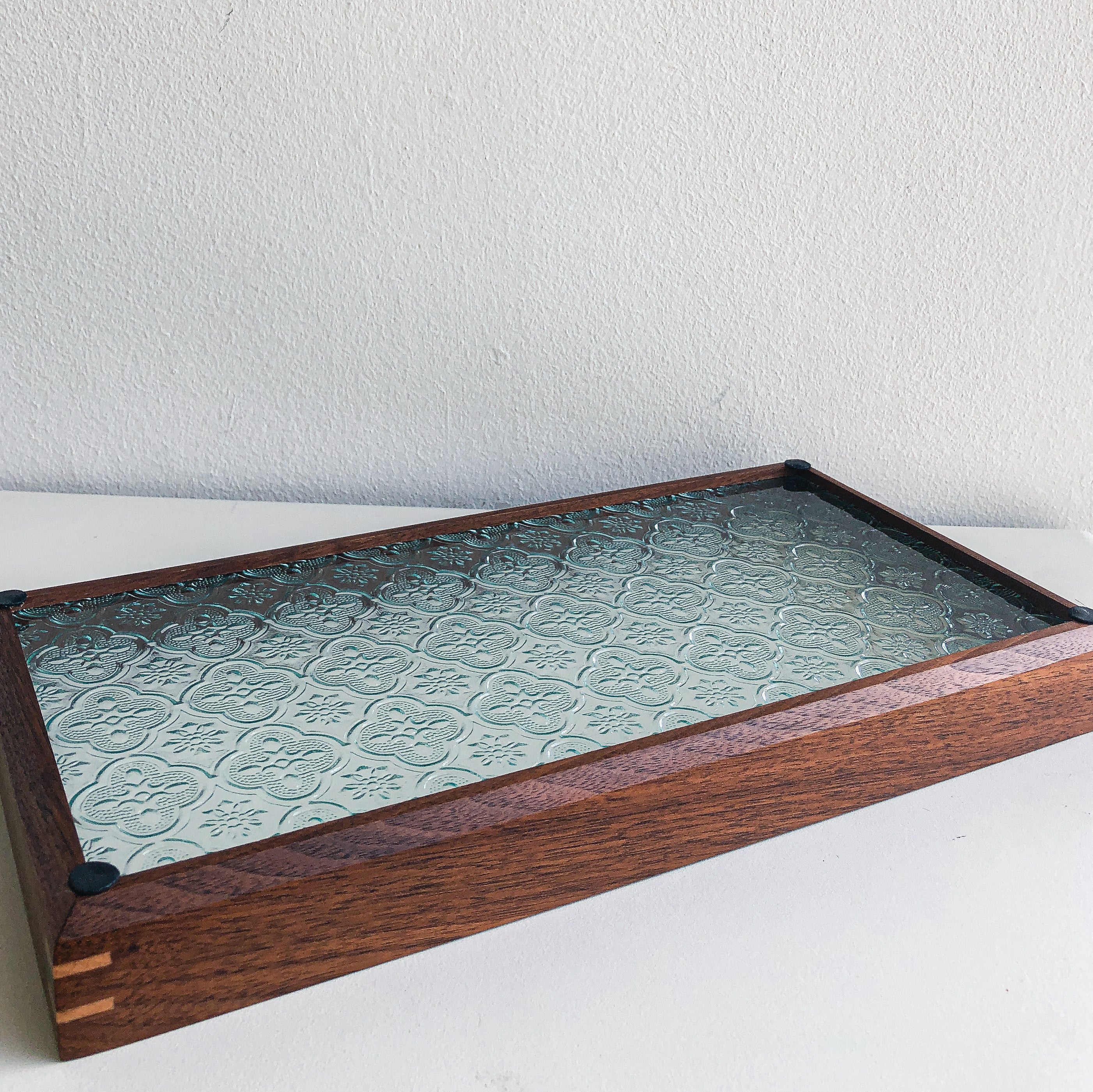 Vintage Reversible Square Tray (Clear) by PROSE Tabletop