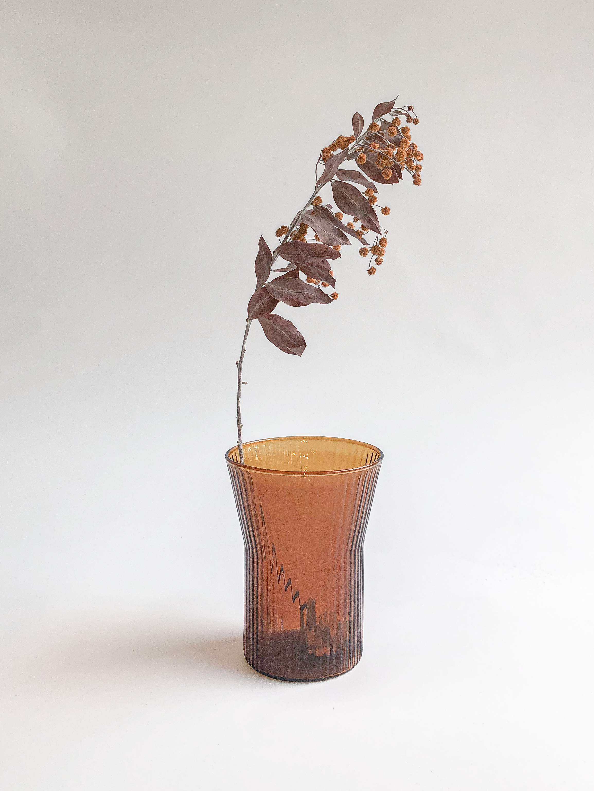 Amber Ripple Vase by PROSE Botanical