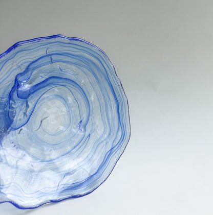 Cobalt Swirl Serving Plates by PROSE Tabletop