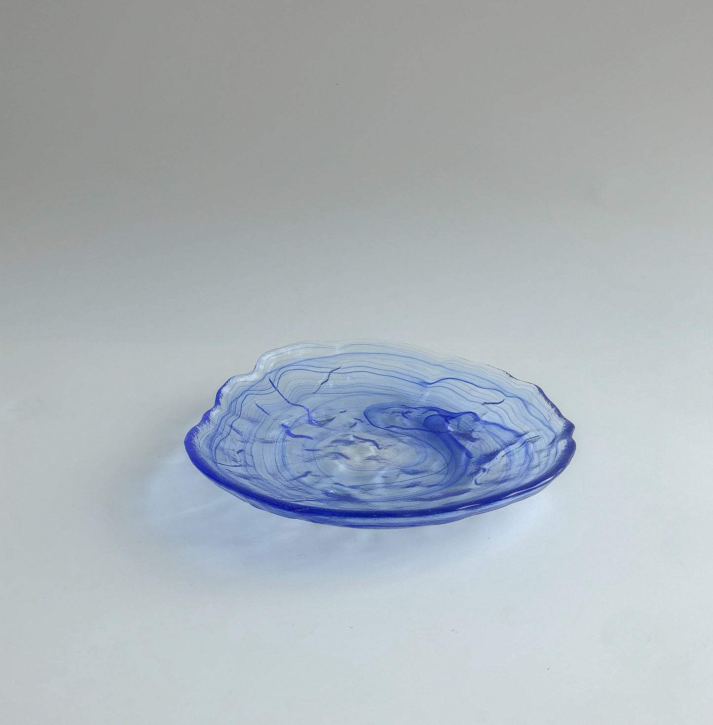 Cobalt Swirl Serving Plates by PROSE Tabletop