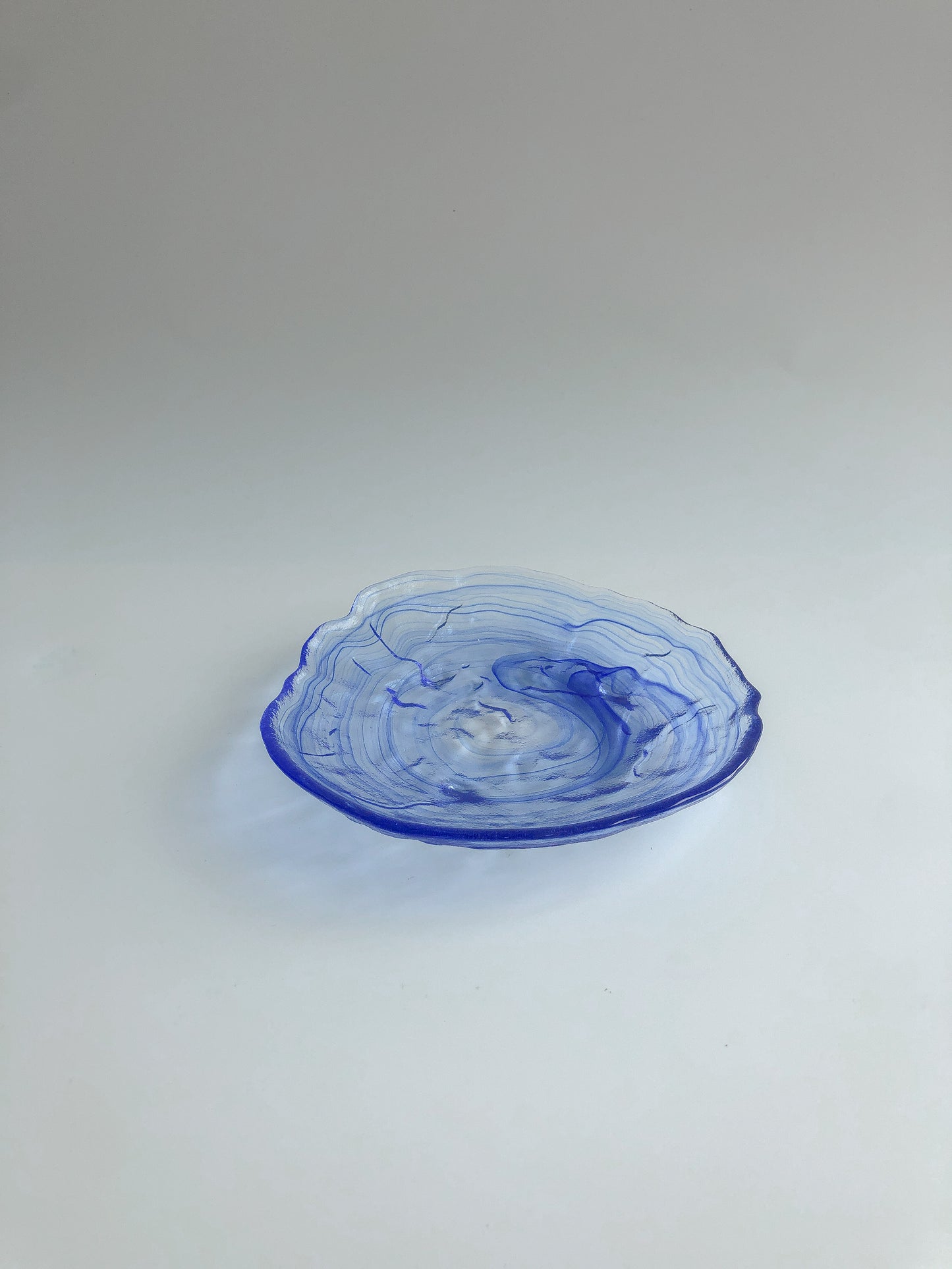 Cobalt Swirl Serving Plates by PROSE Tabletop