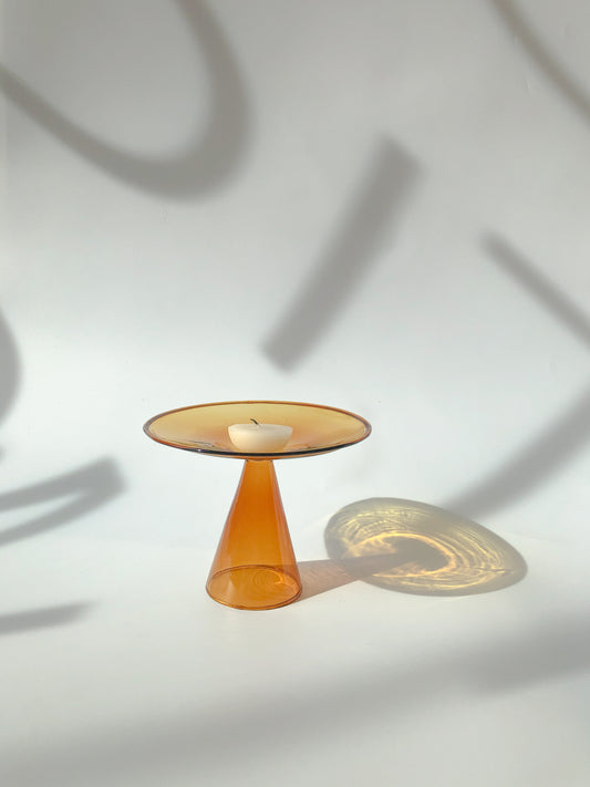 Amber Reversible Tealight & Incense Holder by Prose Décor