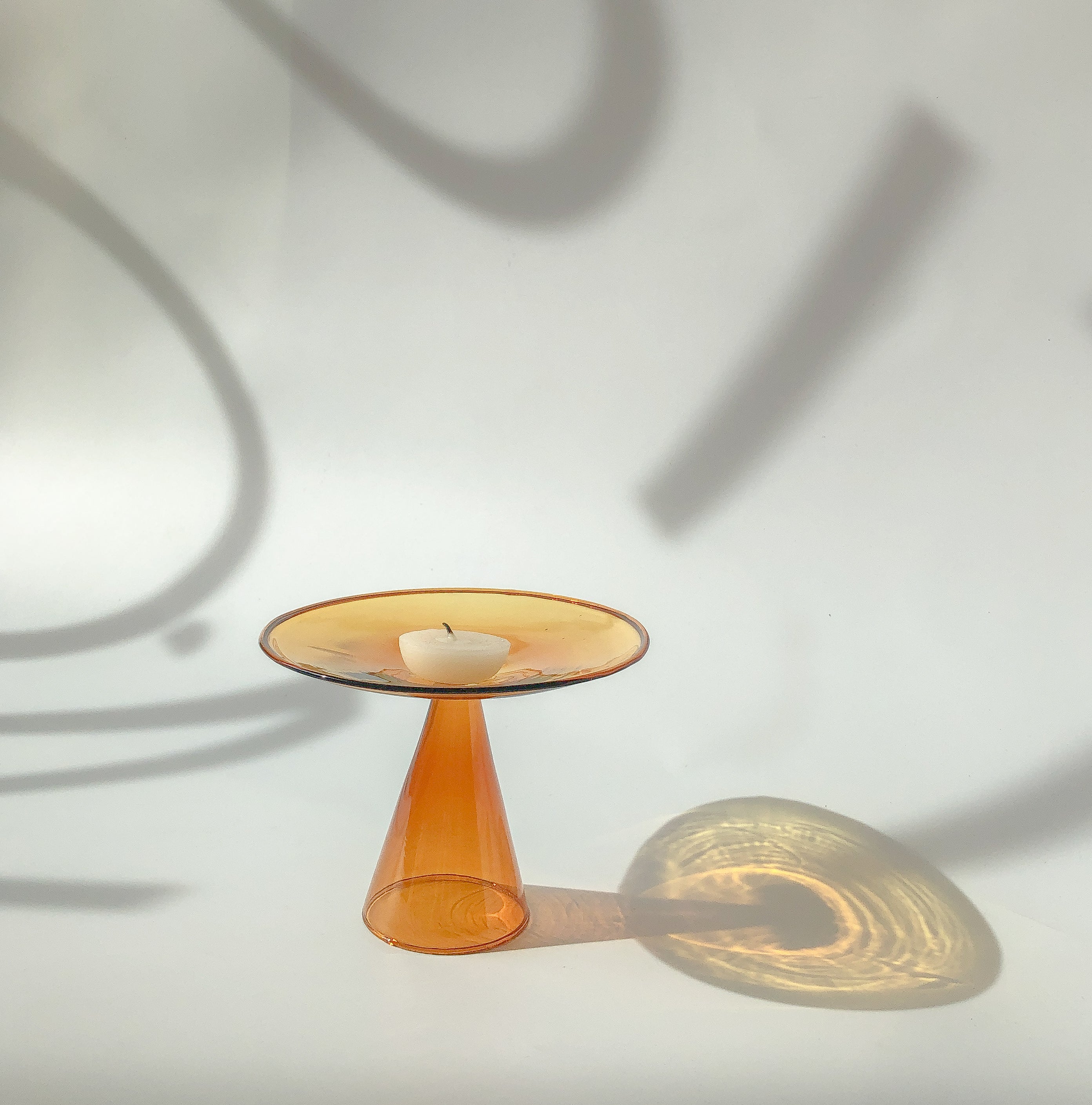 Amber Reversible Tealight & Incense Holder by Prose Décor