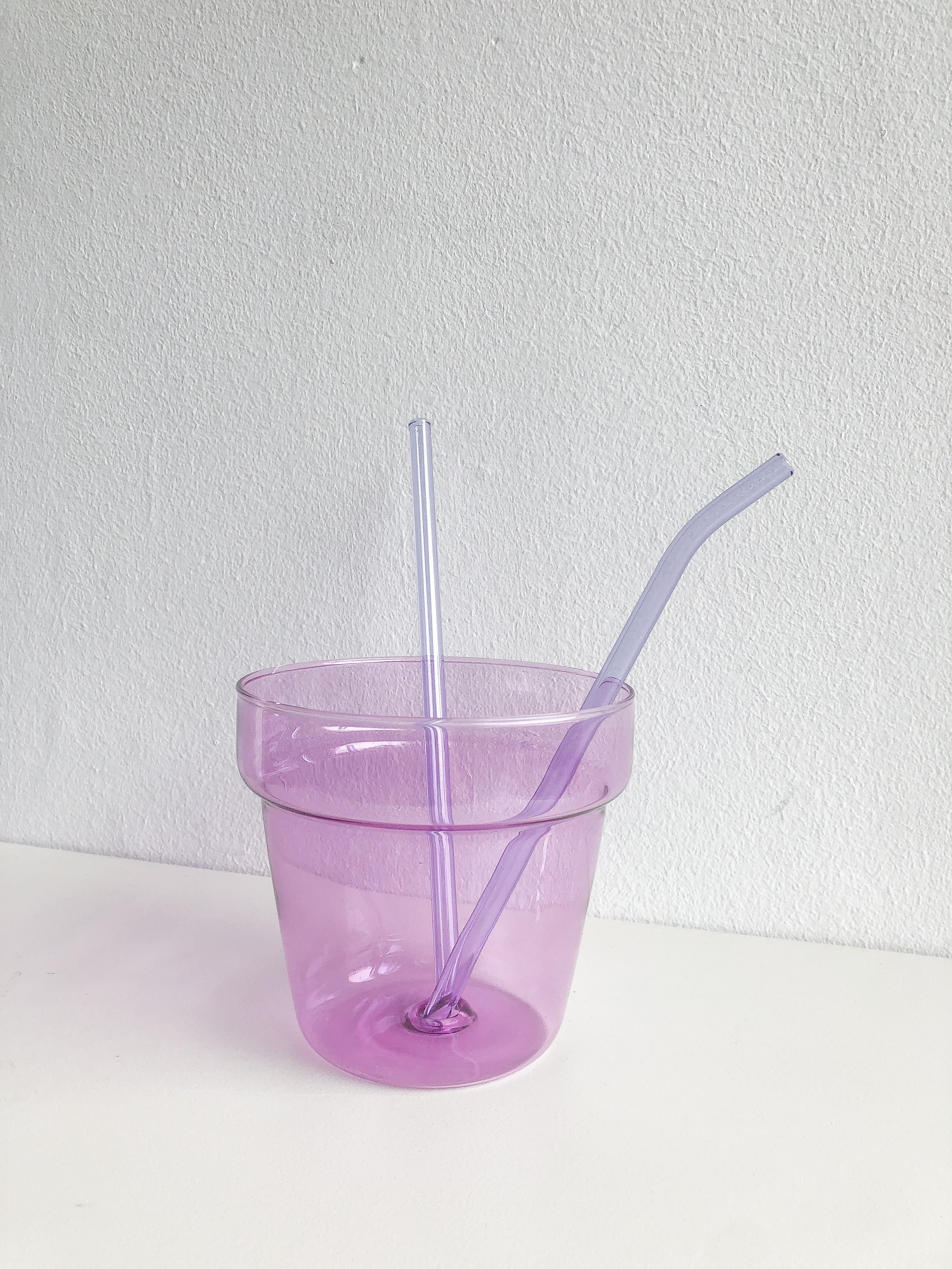 Lilac Straw Set by PROSE Tabletop