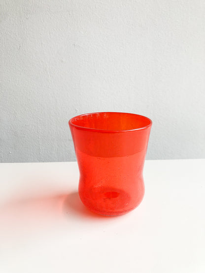 Candy Drink Glasses in Chilli by PROSE Tabletop