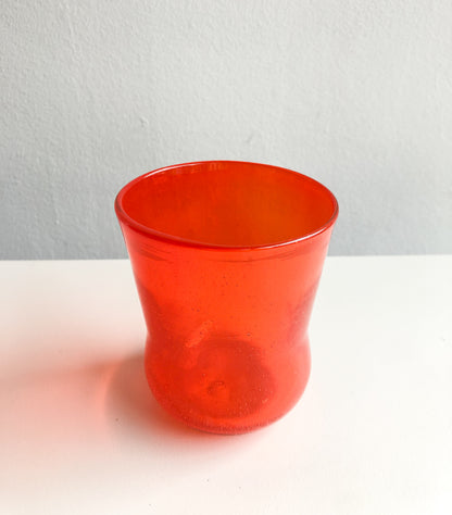 Candy Drink Glasses in Chilli by PROSE Tabletop