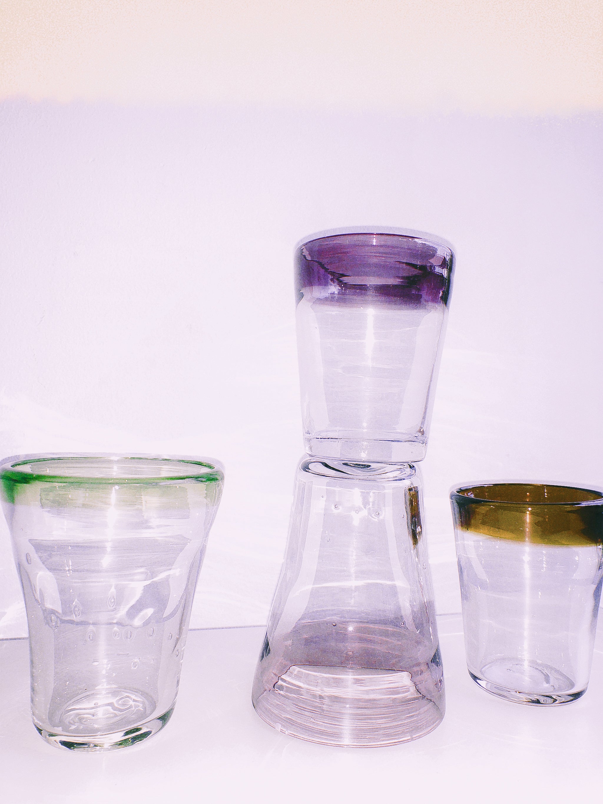 Water Glasses in Grape by PROSE Tabletop