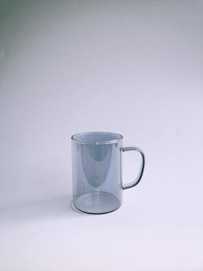 Grey Glass Coffee Mug by PROSE Tabletop