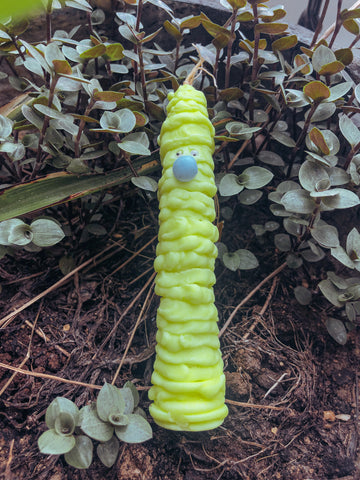 Yellow Monster Candle by nag.19