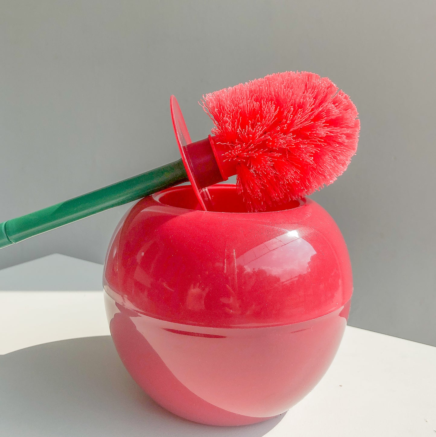 Cherry Toilet Brush with Holder by PROSE Décor