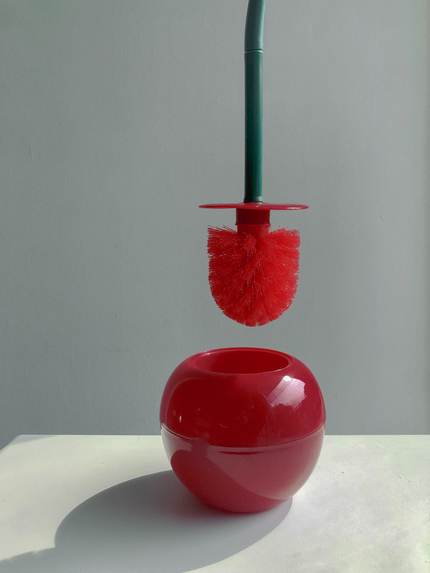 Cherry Toilet Brush with Holder by PROSE Décor