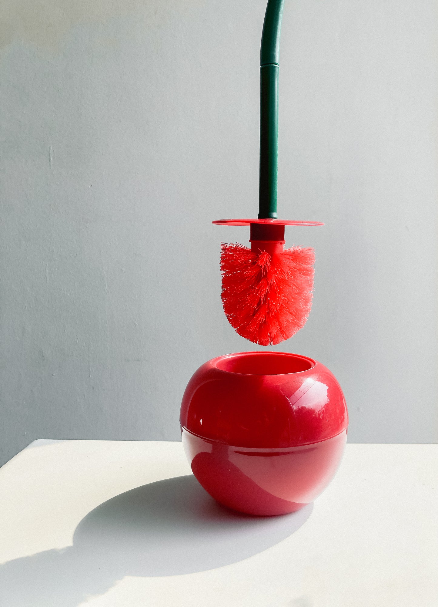 Cherry Toilet Brush with Holder by PROSE Décor