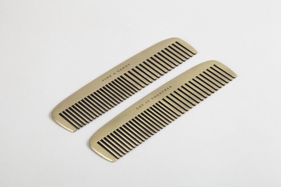 Fine and dandy brass comb - Emporium of the Modern Man
 - 2