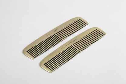 Fine and dandy brass comb - Emporium of the Modern Man
 - 2