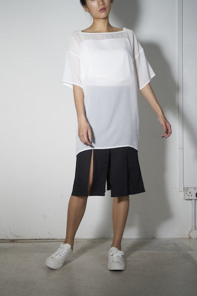 Peek-hole Lace Paneled Skirt #63 - Emporium of the Modern Man
 - 7