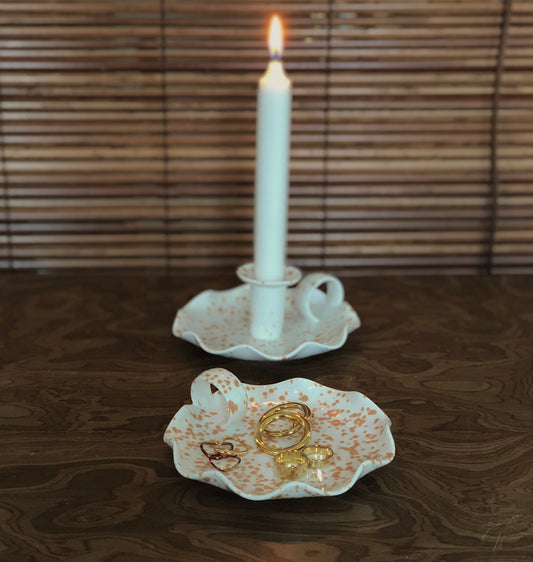 Speckled Candle Holder by Prose Décor