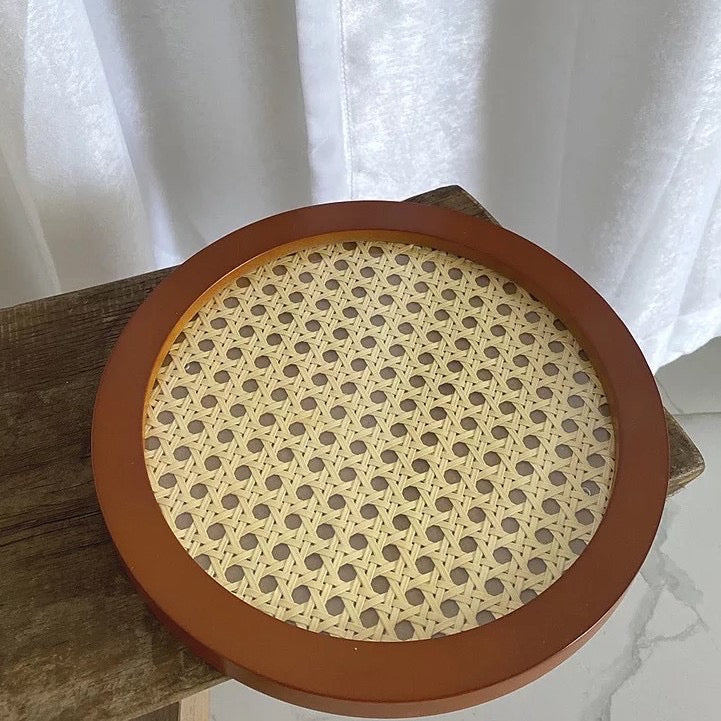 Round Glass Tray by PROSE Tabletop