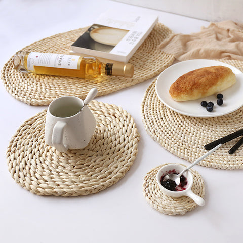 Woven Rattan Potholder by PROSE Tabletop