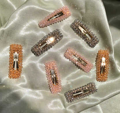 Quartzy Hair Barrettes by Veronique