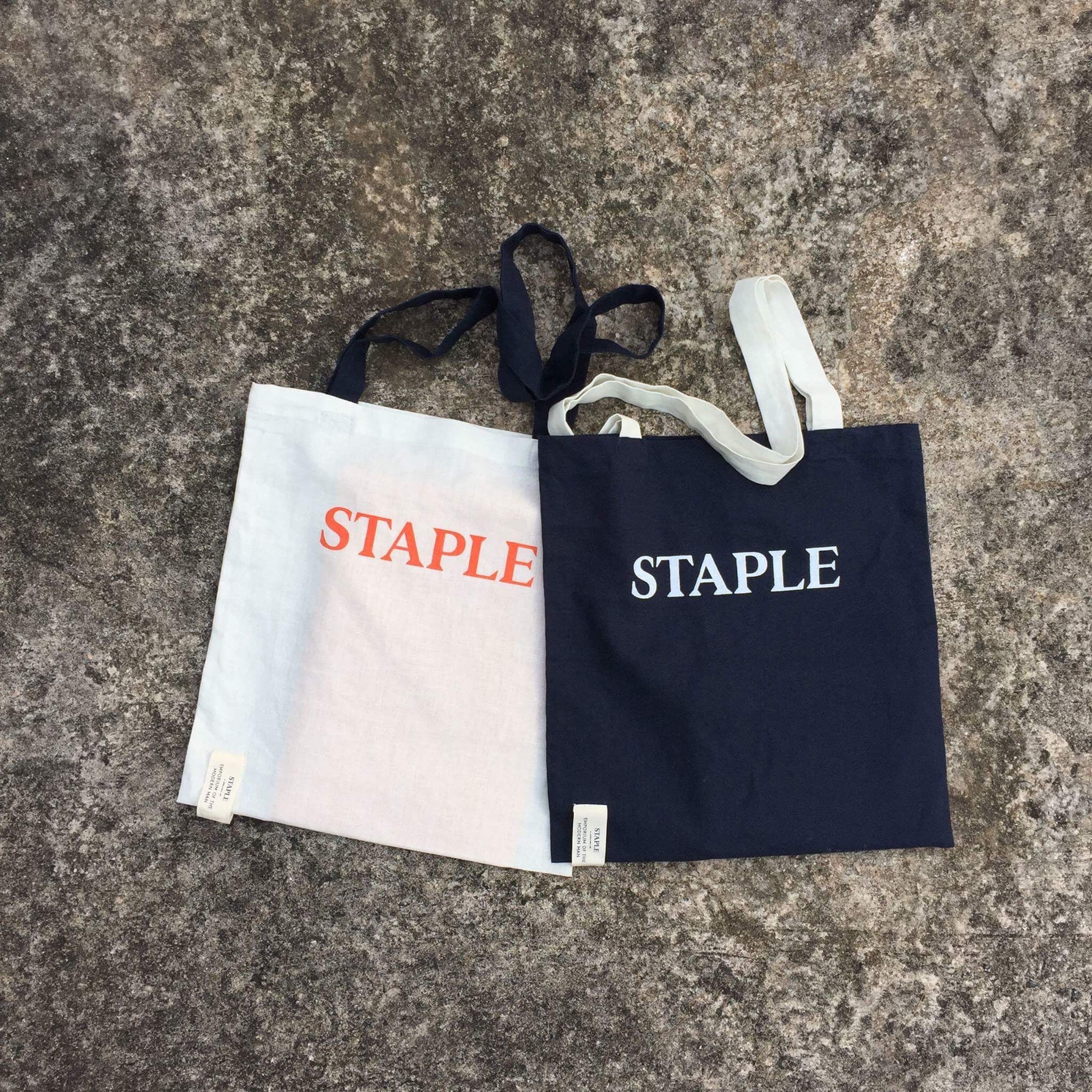STAPLE x EoMM magazine tote bag - Off-White