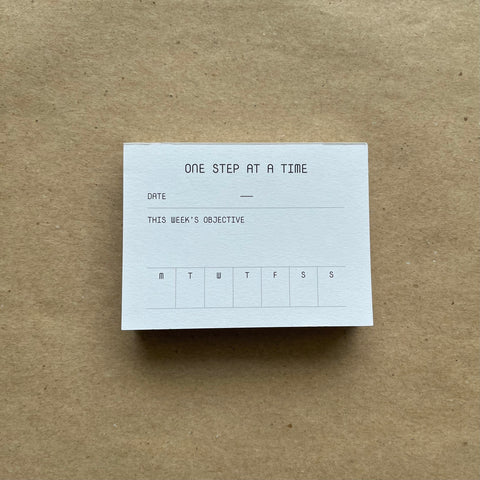 One Step At A Time Notepad by OFFCUT