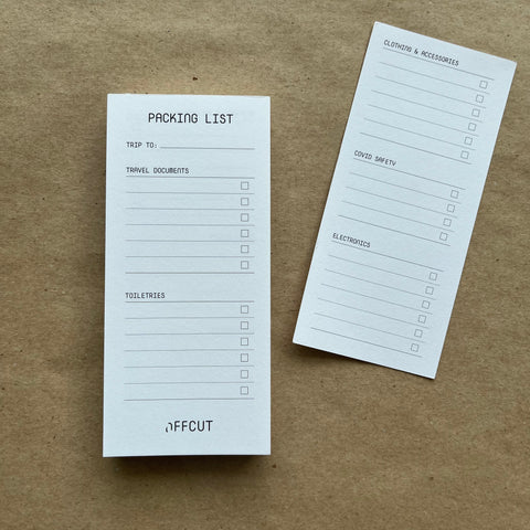 Packing List by OFFCUT