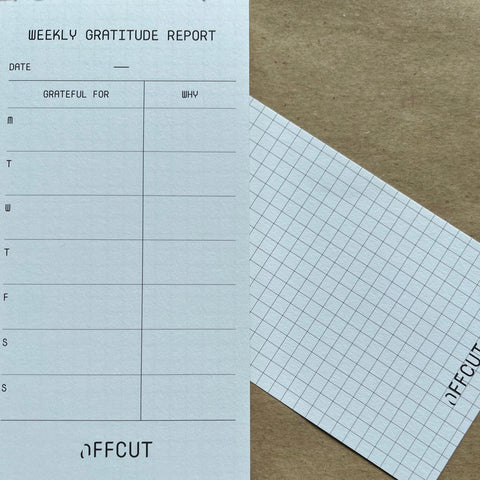 Weekly Gratitude Report by OFFCUT