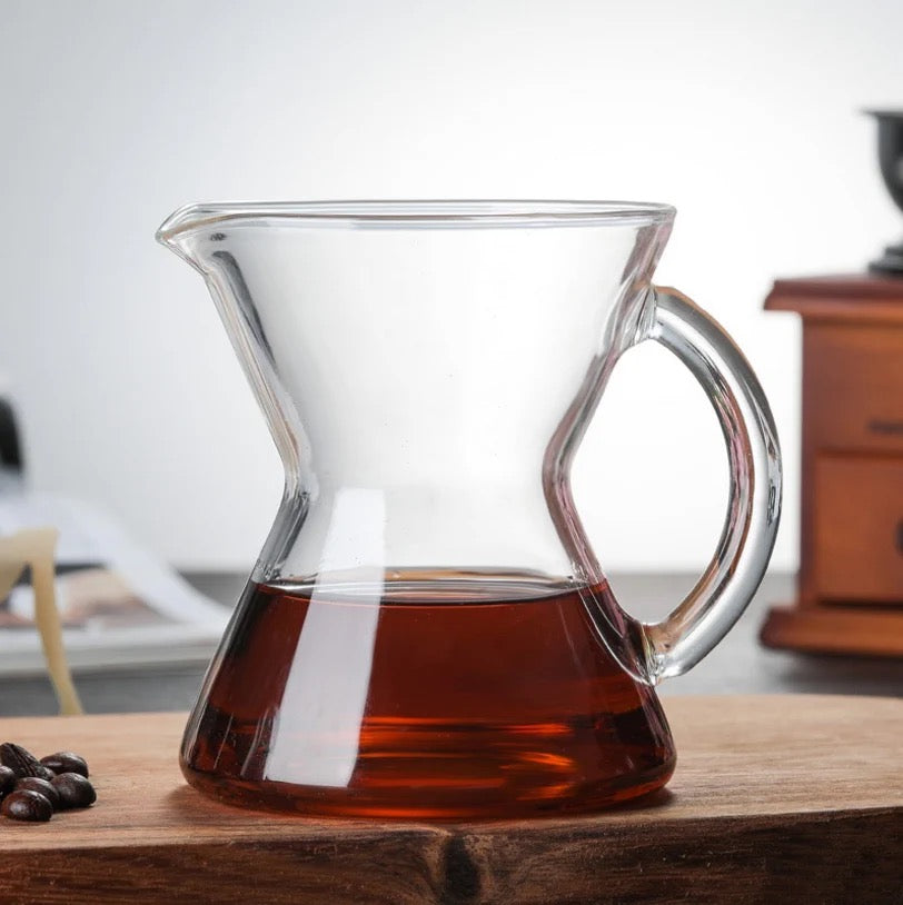 Amber Hourglass Milk Jug by PROSE Décor