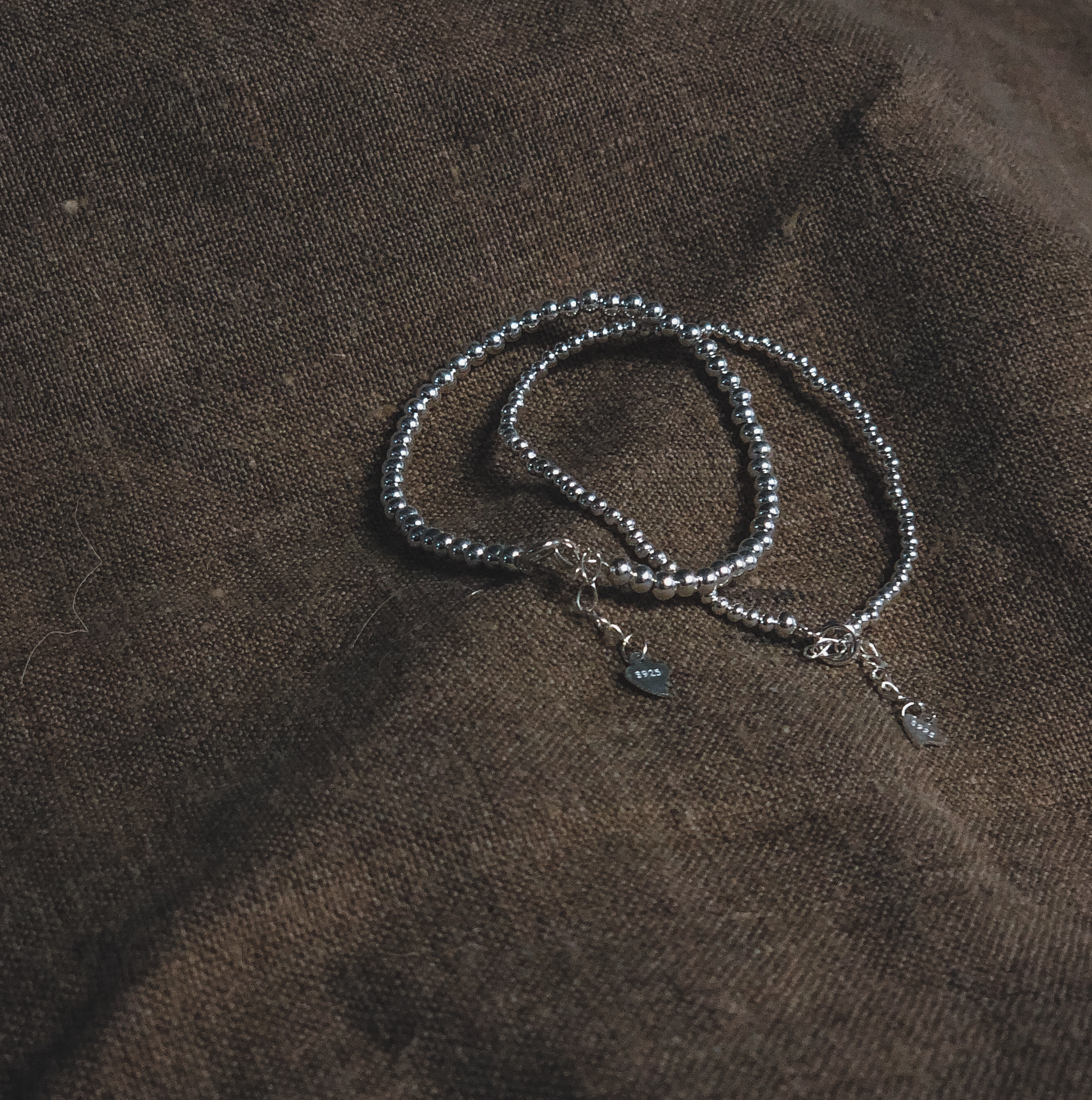 Beaded Bracelet  by Veronique 925 Silver