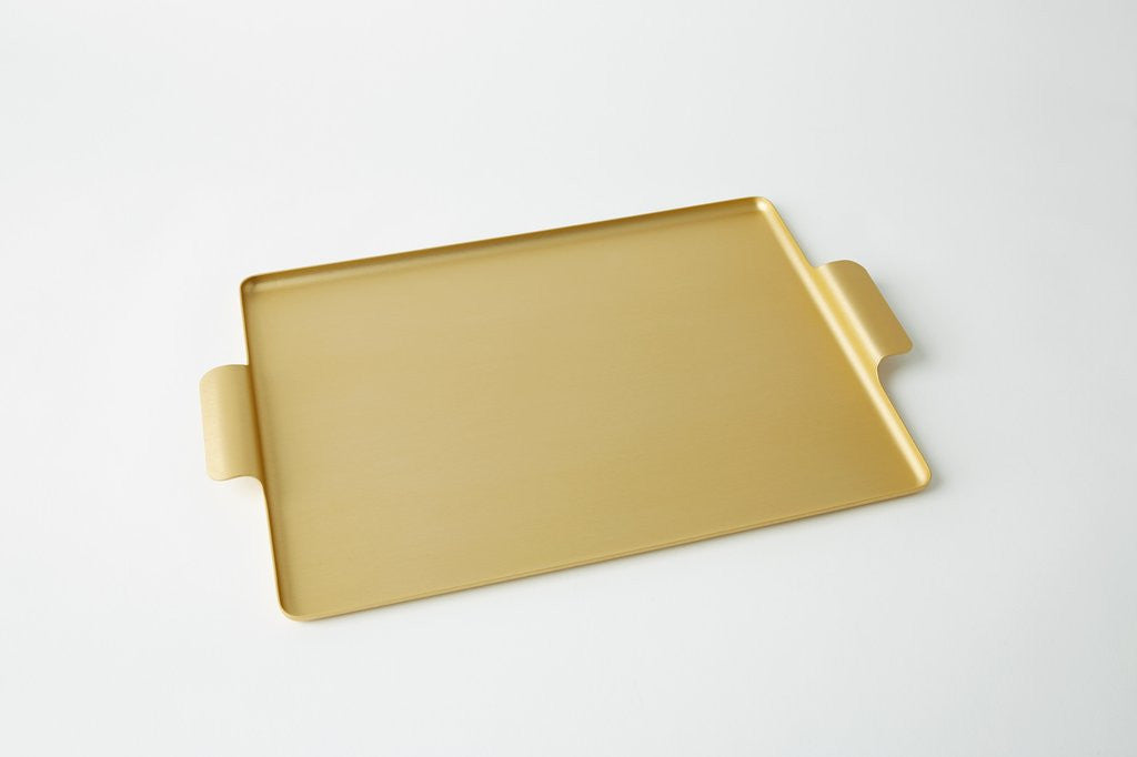 513 Gold Tea Tray - Medium
