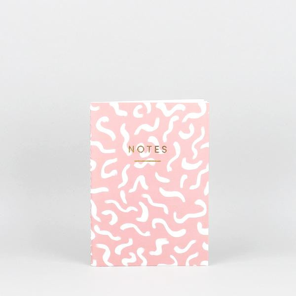 'Wiggle' Notebook (Pink)