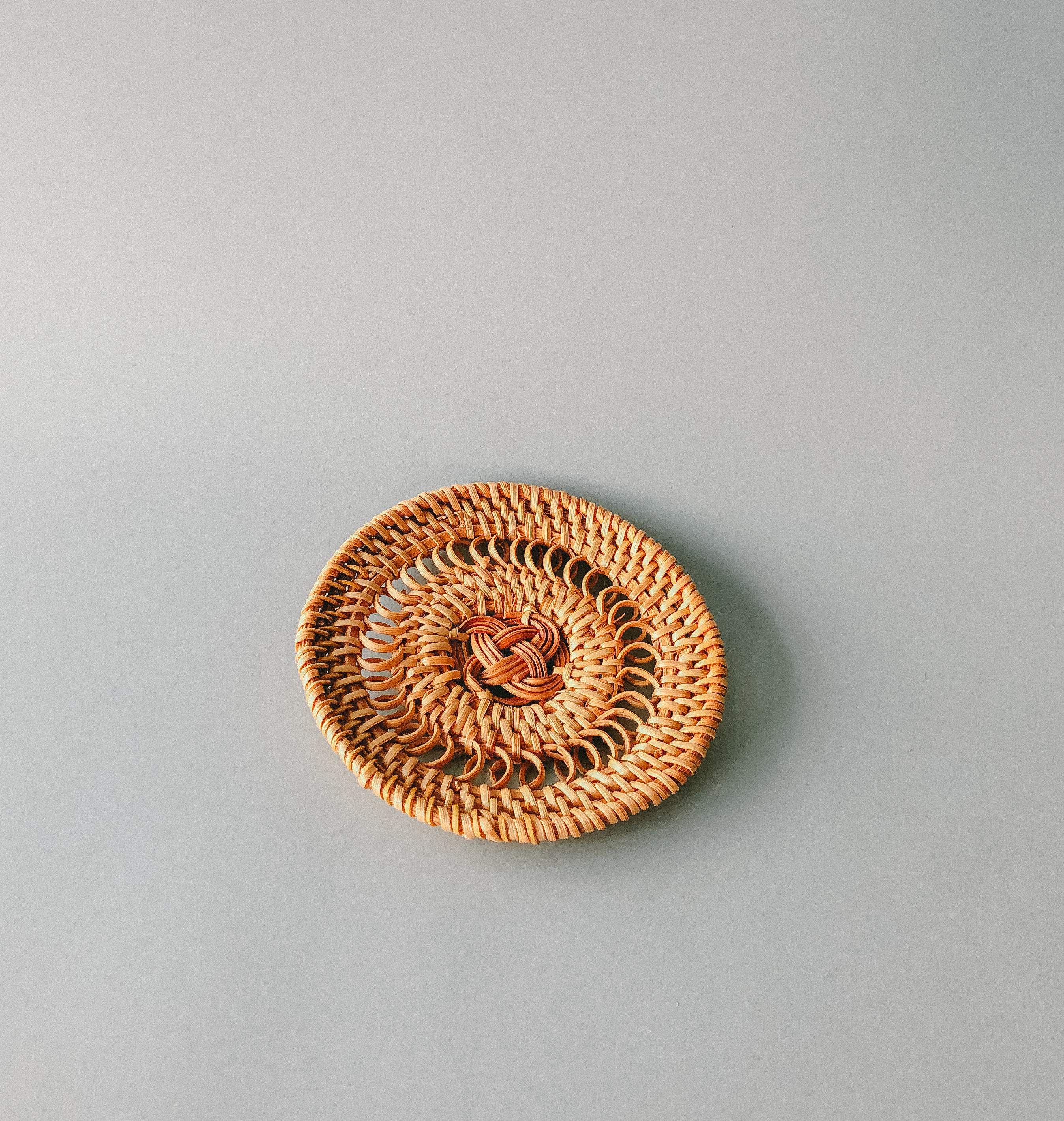 Handwoven Rattan Coasters (6CM)  by PROSE Tabletop