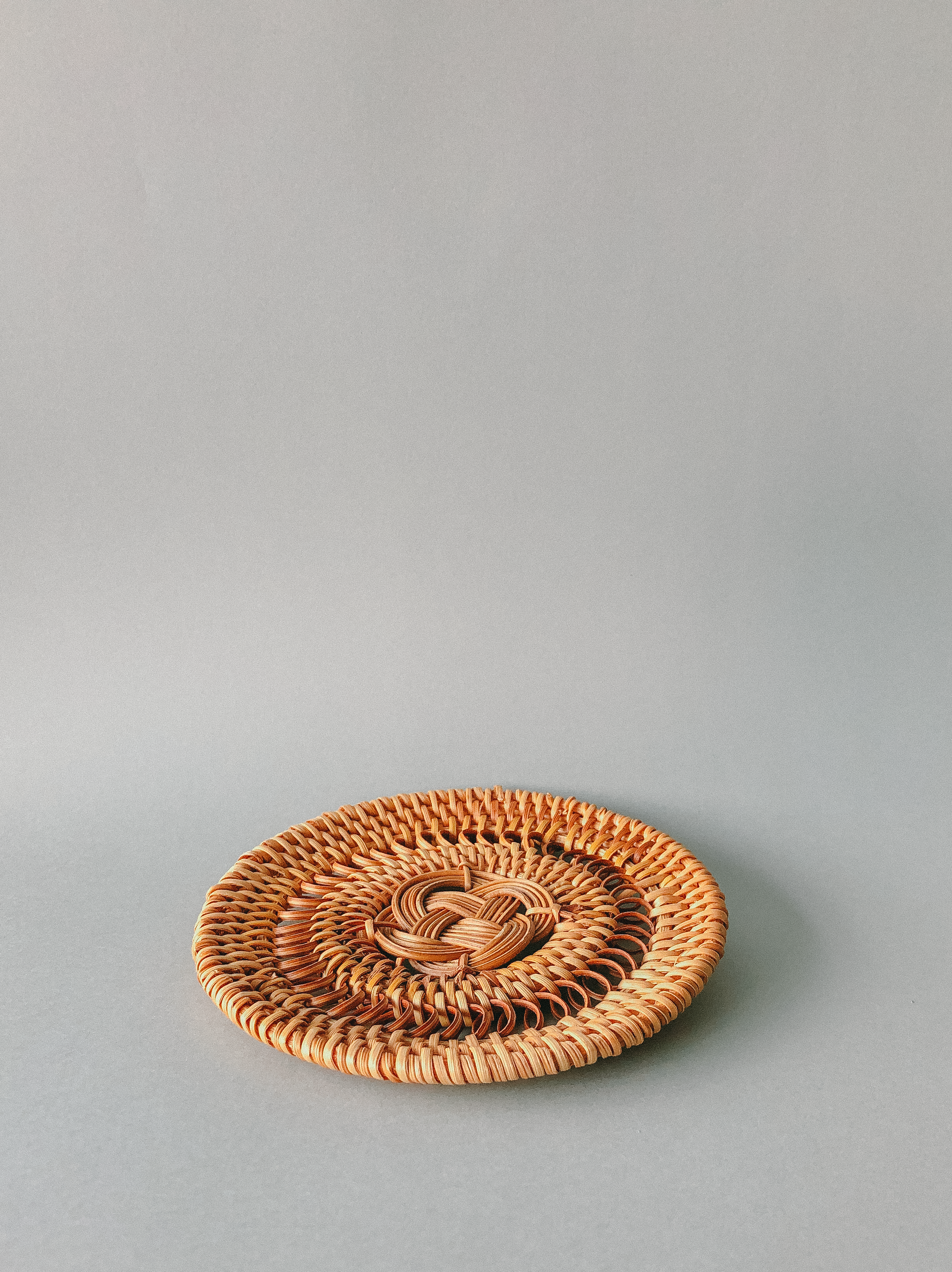 Handwoven Rattan Coasters (8CM)  by PROSE Tabletop