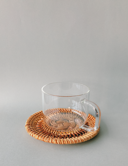 Handwoven Rattan Cutlery Tray  by PROSE Tabletop